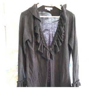 🌬Beautiful Soft Ruffled Cardigan Sweater!